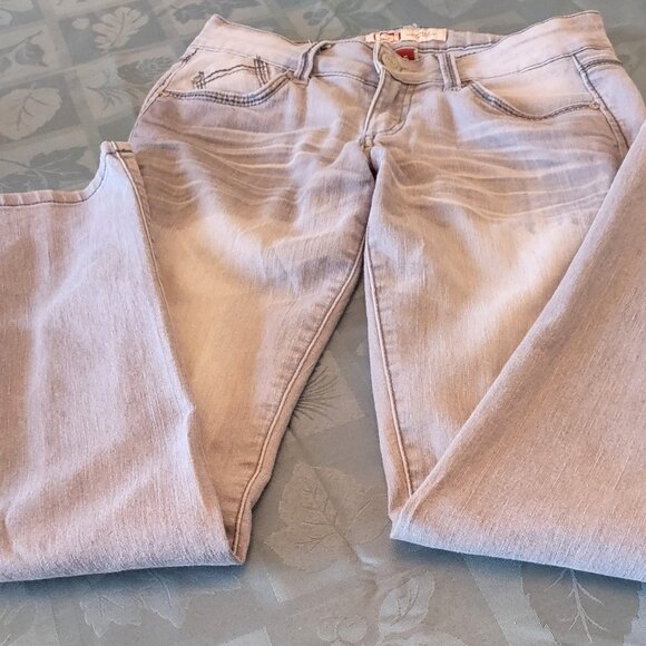 Lei Denim - HOST PICK!!! Skinny jeans, soft grey wash. Size 5, 29"inseam. EUC